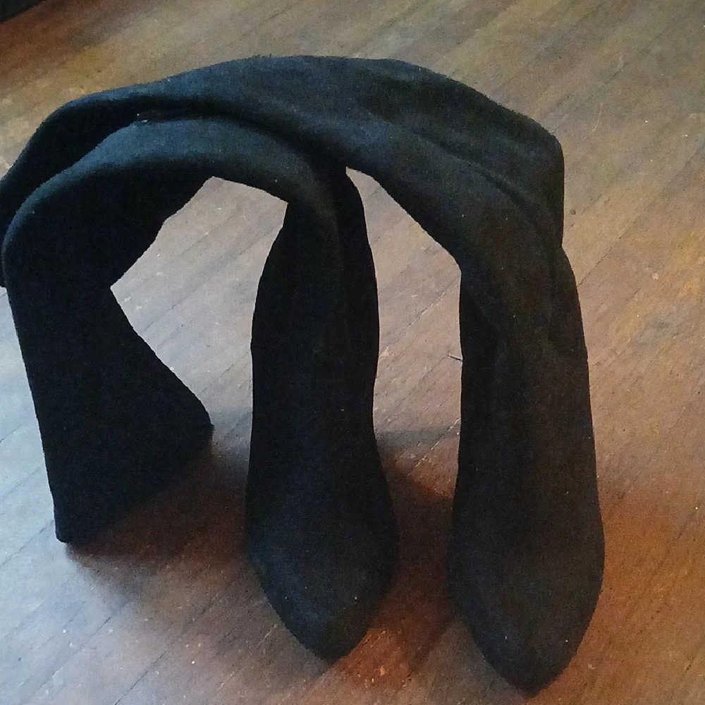 INC International Concepts Black Over the Knee Boots - Picture 5 of 5